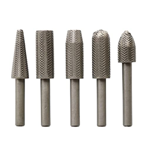 5-teiliges Set elektrischer Drehfeile, geprägte Stahlfeile, weiche Metallfeile, elektrischer Schleifkopf, elektrischer Feilenkopf 6 mm 5-teiliges Set elektrischer Drehfeile, geprägte Stahlfeile, weiche Metallfeile, elektrischer Schleifkopf, elektrischer Feilenkopf 6 mm von SPORTARC