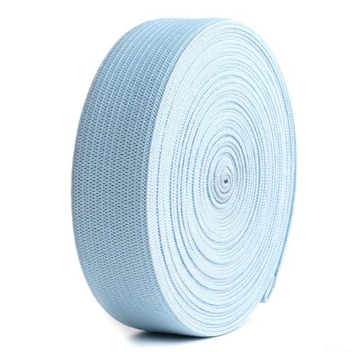 Elastische Bänder, 2 cm breit, 5 m lang, stark und dehnbar, unverzichtbares Nähzubehör (hellblau) von SPORTARC