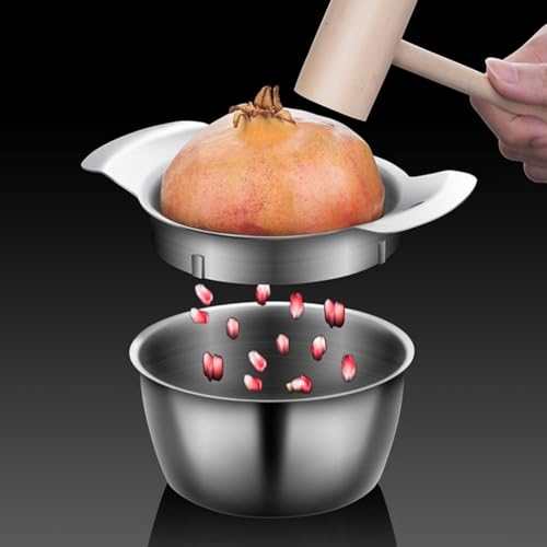 Granatapfel Schälwerkzeug Set Praktisches Edelstahl Granatapfel Schälen Kit, Genießen Sie mühelos frisches Obst von SPORTARC
