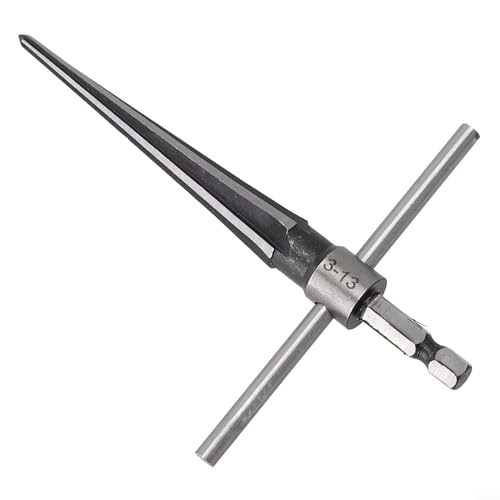 Handreibahle, konische Reibahle, 3–13 mm, tragbare, konische Reibahle mit T-Griff, 6 Rillen, Abschrägung, Schneidbohrwerkzeug Handreibahle, konische Reibahle, 3–13 mm, tragbare, konische Reibahle mit T-Griff, 6 Rillen, Abschrägung, Schneidbohrwerkzeug von SPORTARC