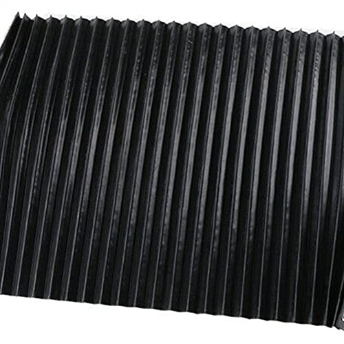 SPORTARC CNC-Maschinenschutz, Staubtuch, Fräsmaschine, flexibel, schützend, flach, Akkordeon-Faltenbalg-Abdeckung, Werkzeug, Schwarz, 130 mm SPORTARC CNC-Maschinenschutz, Staubtuch, Fräsmaschine, flexibel, schützend, flach, Akkordeon-Faltenbalg-Abdeckung, Werkzeug, Schwarz, 130 mm von SPORTARC