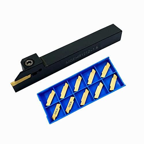 SPORTARC MGEHR1212-1.5 Nutfräserhalter + 10 Stück MGMN150-G Hartmetall-Nuteinsätze SPORTARC MGEHR1212-1.5 Nutfräserhalter + 10 Stück MGMN150-G Hartmetall-Nuteinsätze von SPORTARC