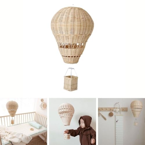 SPORTARC Geflochtener Heißluftballon, skurril, handgefertigt, Rattan-Heißluftballon-Dekor, 8N2AHQIPO52T2HHUXN6C52SWS09188 SPORTARC Geflochtener Heißluftballon, skurril, handgefertigt, Rattan-Heißluftballon-Dekor, 8N2AHQIPO52T2HHUXN6C52SWS09188 von SPORTARC