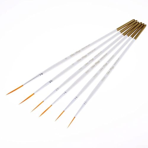 SPORTARC Künstlerisches Stifte-Set mit feinen Spitzen, 6-teilige Kollektion für genaue Zeichenbedürfnisse (langes Haar) von SPORTARC