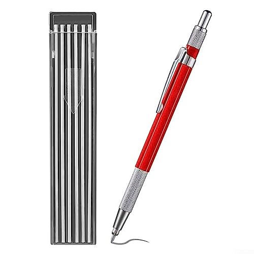 SPORTARC Schweißer-Bleistift mit 12 silberfarbenen Streifen-Nachfüllungen, Metall-Marker, mechanisch SPORTARC Schweißer-Bleistift mit 12 silberfarbenen Streifen-Nachfüllungen, Metall-Marker, mechanisch von SPORTARC