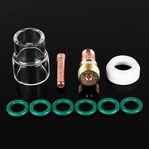 WIG-Schweißbrenner für stumpfe Gaslinse, #12 Becher für WP-17/18/26, 2,4 mm, 10 Stück von SPORTARC