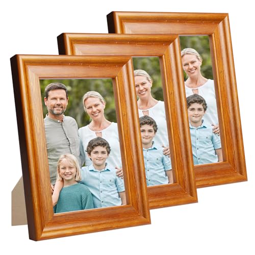 SPORWAY 3 Stück Bilderrahmen Braun: 13x18 cm Rustikale Vintage Holz Fotorahmen, Retro Bilderrahmen Rustikal mit High Definition Glas für Horizontal Vertikal Wand, Deko Wand, Weihnachten Geschenk SPORWAY 3 Stück Bilderrahmen Braun: 13x18 cm Rustikale Vintage Holz Fotorahmen, Retro Bilderrahmen Rustikal mit High Definition Glas für Horizontal Vertikal Wand, Deko Wand, Weihnachten Geschenk von SPORWAY
