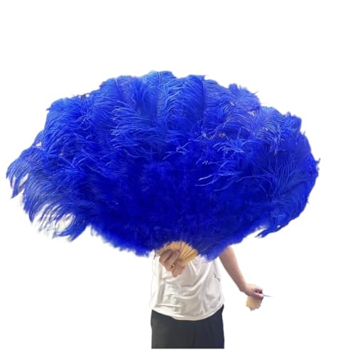 SPPEOUKJ Feder-FäCher 130CM/100CM Weißer großer Federfächer Flauschiger 13 Knochen Handheld for Karneval Tanz Bühnenauftritt & DIY Handwerk Fur TanzauffüHrungen(8 Royal Blue,Small Fan 1Pair(Two)) SPPEOUKJ Feder-FäCher 130CM/100CM Weißer großer Federfächer Flauschiger 13 Knochen Handheld for Karneval Tanz Bühnenauftritt & DIY Handwerk Fur TanzauffüHrungen(8 Royal Blue,Small Fan 1Pair(Two)) von SPPEOUKJ