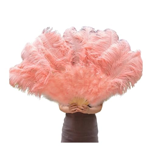 SPPEOUKJ Feder-FäCher Federfächer for Hochzeitstanzpartys, Alloween-Performance-Dekor, Feder-Accessoires, Federhandwerk Fur TanzauffüHrungen(Dark Gray,60-100cm1pcs) von SPPEOUKJ