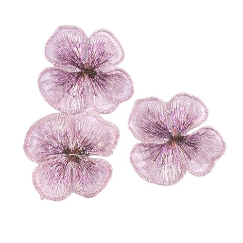 SPPEOUKJ Stickerei-AufnäHer 20 Teile/los Blume Spitze Patches for Hut Kleidung Stickerei Mesh Applikationen for Handgemachte Nähen Zubehör Hochzeit Decor 57x47mm Fur AufbüGeln(Color 1) von SPPEOUKJ