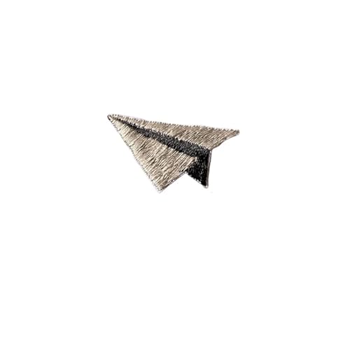 SPPEOUKJ Stickerei-AufnäHer 3 stücke Papier Flugzeug Stickerei Selbst-Klebe Patches for Kleidung Parches para Coser Applikation Auf Telefon Fall Tasche DIY Handgemachten Schmuck Fur AufbüGeln(Grey B) SPPEOUKJ Stickerei-AufnäHer 3 stücke Papier Flugzeug Stickerei Selbst-Klebe Patches for Kleidung Parches para Coser Applikation Auf Telefon Fall Tasche DIY Handgemachten Schmuck Fur AufbüGeln(Grey B) von SPPEOUKJ