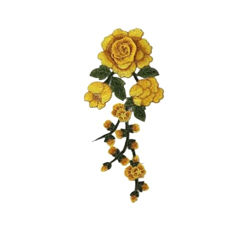 SPPEOUKJ Stickerei-AufnäHer 5 Stück Blumen-Applikation, Bestickt, for Aufnähen, for Kleidung, Kleid, Aufkleber, DIY-Dekoration, Rosen/Schmetterling, Reparatur, Scrapbooking Fur AufbüGeln(Style 31) SPPEOUKJ Stickerei-AufnäHer 5 Stück Blumen-Applikation, Bestickt, for Aufnähen, for Kleidung, Kleid, Aufkleber, DIY-Dekoration, Rosen/Schmetterling, Reparatur, Scrapbooking Fur AufbüGeln(Style 31) von SPPEOUKJ