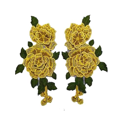 SPPEOUKJ Stickerei-AufnäHer 5 Stück Blumen-Applikation, Bestickt, for Aufnähen, for Kleidung, Kleid, Aufkleber, DIY-Dekoration, Rosen/Schmetterling, Reparatur, Scrapbooking Fur AufbüGeln(Style 20) SPPEOUKJ Stickerei-AufnäHer 5 Stück Blumen-Applikation, Bestickt, for Aufnähen, for Kleidung, Kleid, Aufkleber, DIY-Dekoration, Rosen/Schmetterling, Reparatur, Scrapbooking Fur AufbüGeln(Style 20) von SPPEOUKJ