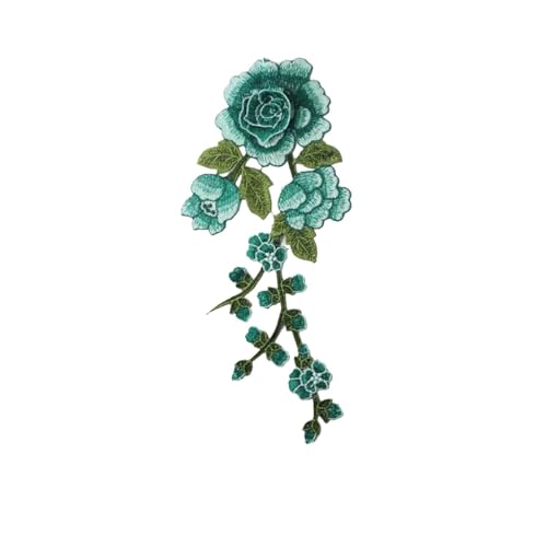 SPPEOUKJ Stickerei-AufnäHer 5 Stück Blumen-Applikation, Bestickt, for Aufnähen, for Kleidung, Kleid, Aufkleber, DIY-Dekoration, Rosen/Schmetterling, Reparatur, Scrapbooking Fur AufbüGeln(Style 26) SPPEOUKJ Stickerei-AufnäHer 5 Stück Blumen-Applikation, Bestickt, for Aufnähen, for Kleidung, Kleid, Aufkleber, DIY-Dekoration, Rosen/Schmetterling, Reparatur, Scrapbooking Fur AufbüGeln(Style 26) von SPPEOUKJ