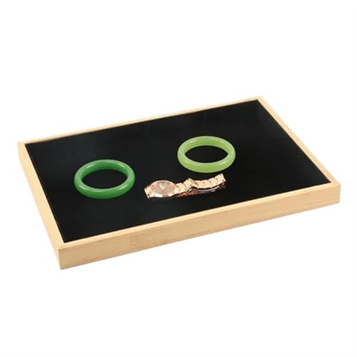 Schmucktabletts Leeres Schmucktablett Aus Bambus, Aufbewahrungsfach For Ringe, Ohrringe, Halsketten, Armbänder, Anhänger, Schmuck-Display, Organizer-Tablett For Schubladen, 35 X 24 Cm Fur Schmucktable Schmucktabletts Leeres Schmucktablett Aus Bambus, Aufbewahrungsfach For Ringe, Ohrringe, Halsketten, Armbänder, Anhänger, Schmuck-Display, Organizer-Tablett For Schubladen, 35 X 24 Cm Fur Schmucktable von SPPEOUKJ