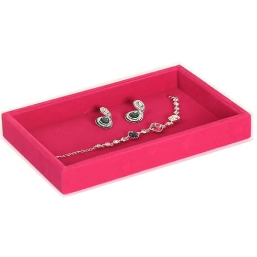 Schmucktabletts Schmuckaufbewahrungstablett aus Samt for Ohrringe, Ringe, Halsketten, Anhänger, Armbänder, Organizer, Halterbox, Schmuckdisplay, Aufbewahrungstabletts, 23 x 14,5 cm Fur Schmucktablett( Schmucktabletts Schmuckaufbewahrungstablett aus Samt for Ohrringe, Ringe, Halsketten, Anhänger, Armbänder, Organizer, Halterbox, Schmuckdisplay, Aufbewahrungstabletts, 23 x 14,5 cm Fur Schmucktablett( von SPPEOUKJ