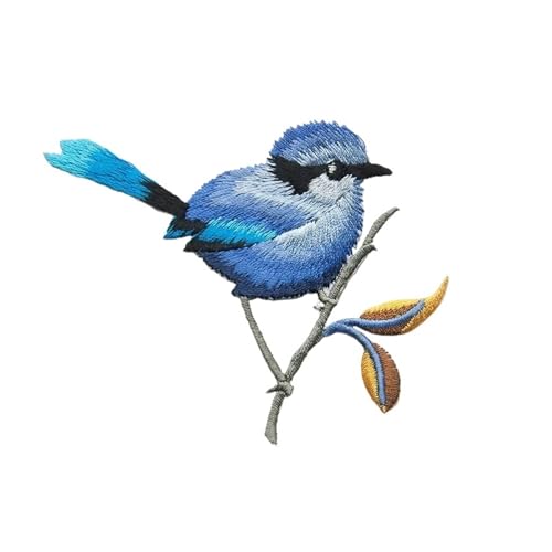 Stickerei-AufnäHer 2 Stück Vogel-Aufnäher for Aufbügeln for Kleidung, Tier der Breach-Stickerei, Applikation, DIY, Hut, Mantel, Kleid, Hosen, Accessoires, Stoffaufkleber Fur AufbüGeln(02 single bird) Stickerei-AufnäHer 2 Stück Vogel-Aufnäher for Aufbügeln for Kleidung, Tier der Breach-Stickerei, Applikation, DIY, Hut, Mantel, Kleid, Hosen, Accessoires, Stoffaufkleber Fur AufbüGeln(02 single bird) von SPPEOUKJ