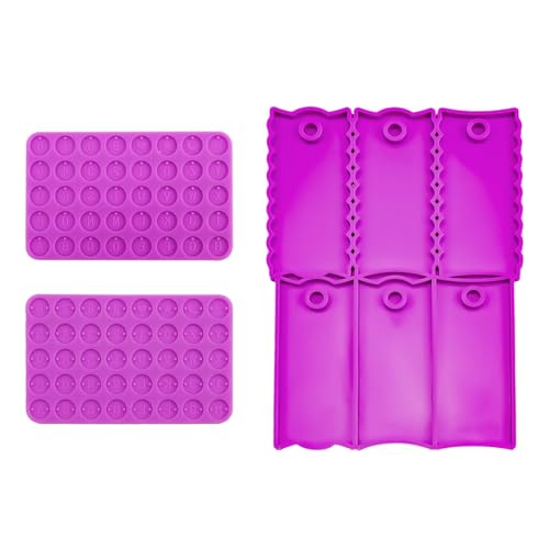 Epoxidharz Silikonformen, 3 Stücke Silikonformen Gießformen, Namensschild Harz Silikonformen, Alphanumerisch mit Einzel und Doppellöchern, für Namensschilder, Armbänder und Halsketten Epoxidharz Silikonformen, 3 Stücke Silikonformen Gießformen, Namensschild Harz Silikonformen, Alphanumerisch mit Einzel und Doppellöchern, für Namensschilder, Armbänder und Halsketten von SPRHR