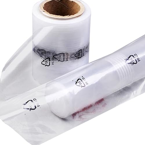 SPRINTIS - Schlauchfolie 150 mm breit, PE-Folie 50 µm (Rolle mit 500 m), Verpackungsfolie, Folie, Verpackungen von SPRINTIS
