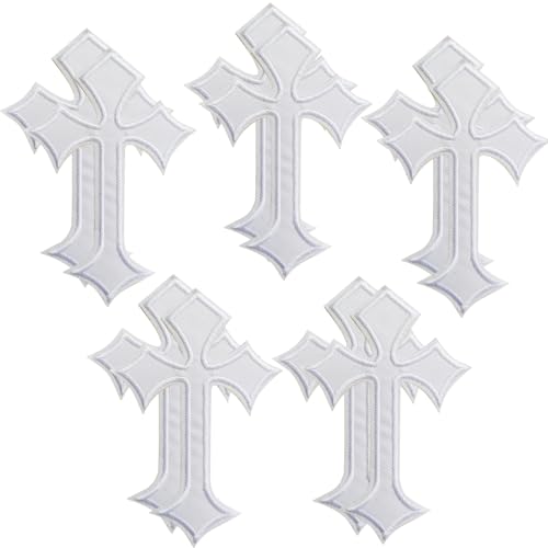 Kreuz-Aufnäher zum Aufbügeln, 10 Stück SPRT Kreuz, bestickte Flicken für Kleidung, Jacken, Rucksäcke, Jeans Kreuz-Aufnäher zum Aufbügeln, 10 Stück SPRT Kreuz, bestickte Flicken für Kleidung, Jacken, Rucksäcke, Jeans von SPRT