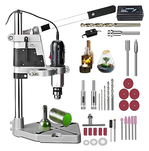 SPUZZO Multifunctional Bottle Cutting Machine, 36Pcs Versatile Rotary Tool Kit for Drilling, Sanding, Polishing and Cutting Wine Bottles von SPUZZO