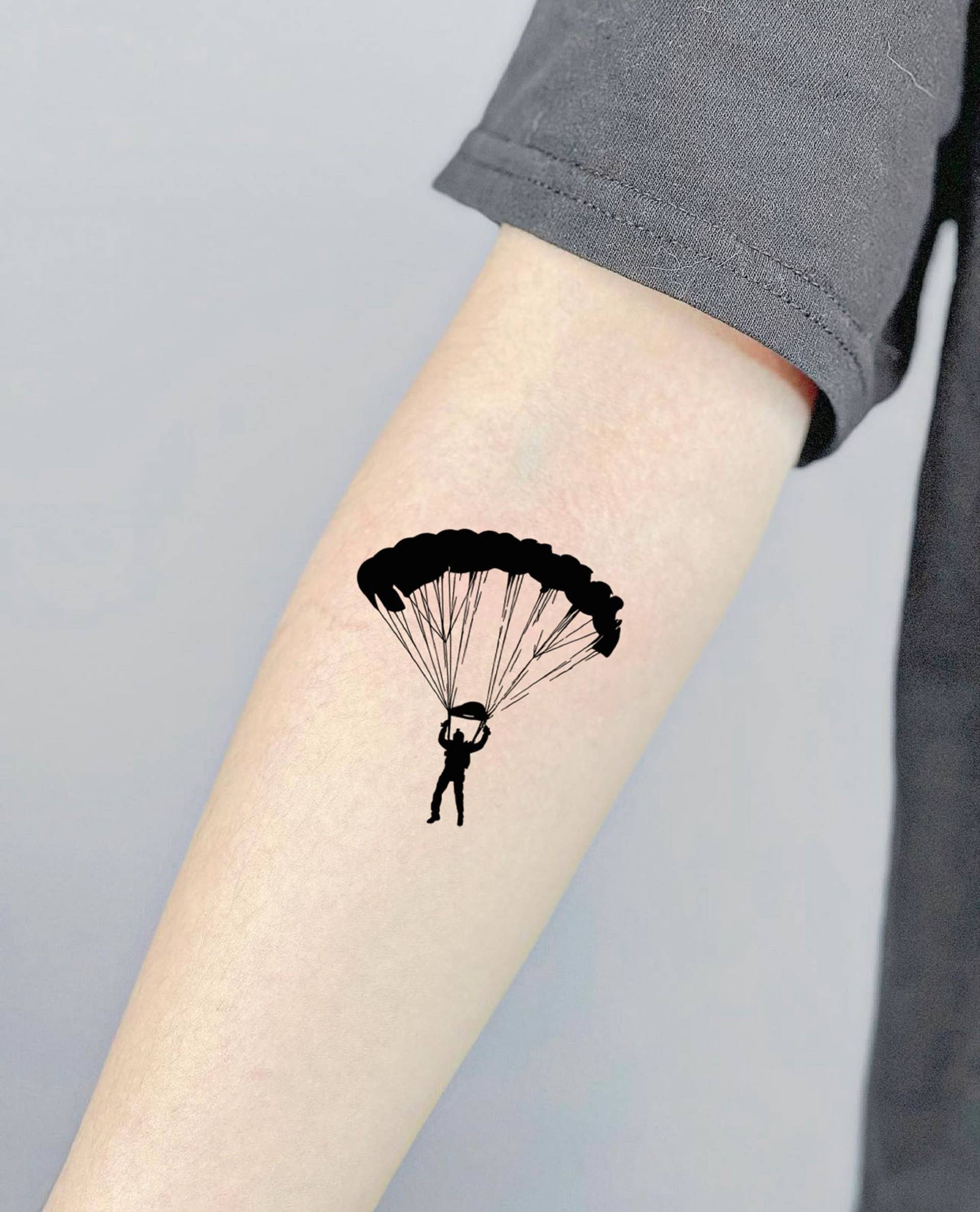 Fallschirmsprung Tattoo, Fake Tattoo Künstler Geschenk, Abnehmbares Wasserdichtes Liebhaber Aufkleber von SPatrickStore