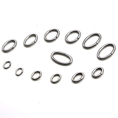 100 Stück/Lot ovale Biegeringe aus 316L-Edelstahl, geteilte Ringe, Verbinder für Armband, Halskette, Zubehör für DIY-Schmuckherstellung, 0,6 x 3 x 4 mm 100 Stück/Lot ovale Biegeringe aus 316L-Edelstahl, geteilte Ringe, Verbinder für Armband, Halskette, Zubehör für DIY-Schmuckherstellung, 0,6 x 3 x 4 mm von SPeesy