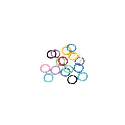 100 Stück 10 mm Bonbonfarben, offener Biegering, geschlossene Ringe, Anhängerverbinder, Ring, Schmuckzubehör, geteilter Ring, DIY-Schmuckzubehör, zufällig gemischt 100 Stück 10 mm Bonbonfarben, offener Biegering, geschlossene Ringe, Anhängerverbinder, Ring, Schmuckzubehör, geteilter Ring, DIY-Schmuckzubehör, zufällig gemischt von SPeesy