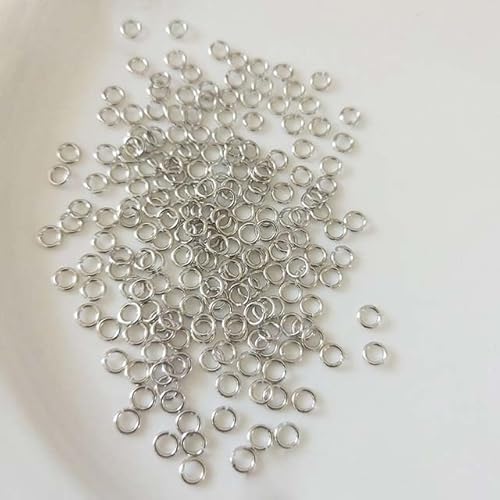 14K/18K vergoldete offene Biegeringe in mehreren Größen, Verbindungsringe für die Schmuckherstellung, Messing-Spaltringe, Schmuck und Accessoires, rhodiniert, 1 mm x 7 mm, 50 Stück 14K/18K vergoldete offene Biegeringe in mehreren Größen, Verbindungsringe für die Schmuckherstellung, Messing-Spaltringe, Schmuck und Accessoires, rhodiniert, 1 mm x 7 mm, 50 Stück von SPeesy