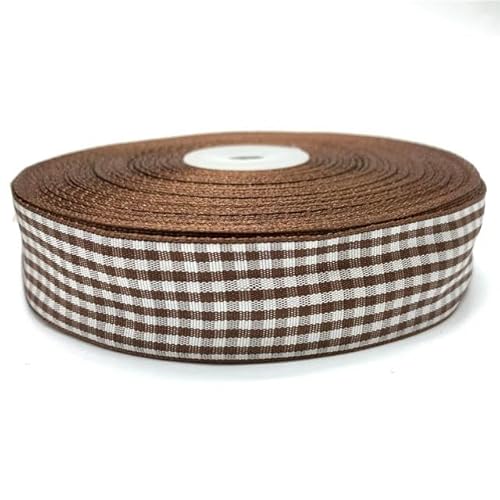 4,5 m / Los 10/15/20/25 mm rotes kariertes Band mit Gittermuster, bedrucktes Band für Zuhause, Hochzeit, Weihnachtsdekoration, DIY-Geschenkverpackung, Braun, 10 mm, 4,5 m 4,5 m / Los 10/15/20/25 mm rotes kariertes Band mit Gittermuster, bedrucktes Band für Zuhause, Hochzeit, Weihnachtsdekoration, DIY-Geschenkverpackung, Braun, 10 mm, 4,5 m von SPeesy