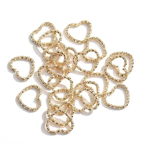 50–100 Stück/Lot Biegeringe, gedrehte offene Spaltringe, Herzverbinder für Schmuckherstellung, Zubehör, DIY-Anhänger, Zubehör-KC Goldherz, 100 Stück 50–100 Stück/Lot Biegeringe, gedrehte offene Spaltringe, Herzverbinder für Schmuckherstellung, Zubehör, DIY-Anhänger, Zubehör-KC Goldherz, 100 Stück von SPeesy