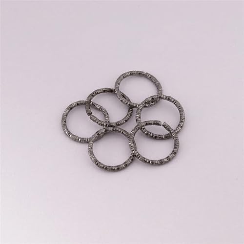 50–100 Stück versilberte runde Biegeringe, gedrehte offene Spaltringe, Biegeringe, Verbinder für Schmuckherstellung, Zubehör, Basteln, Gun Black, 18 mm x 50 Stück 50–100 Stück versilberte runde Biegeringe, gedrehte offene Spaltringe, Biegeringe, Verbinder für Schmuckherstellung, Zubehör, Basteln, Gun Black, 18 mm x 50 Stück von SPeesy