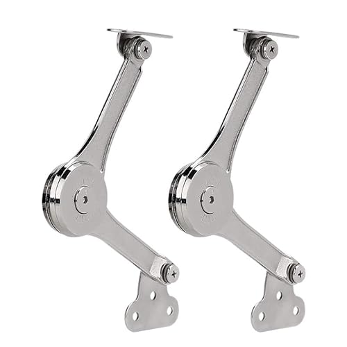 SQING 2Pcs Heavy Duty Deckel Unterstützung Scharniere Absenkautomatik Klapp Deckel Bleiben Scharnier Halten Deckel Scharnier Offen for Schrank Küche Schrank Hardware von SQING