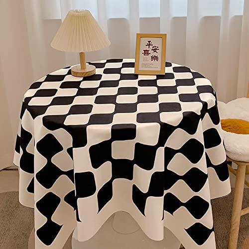 SQMGFA Elegante Samt-Schachbrett-Tischdecke – stilvolle Tischdecke für Wohnzimmer und Couchtisch SQMGFA Elegante Samt-Schachbrett-Tischdecke – stilvolle Tischdecke für Wohnzimmer und Couchtisch von SQMGFA