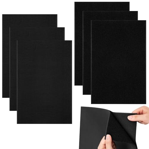 6 Stück 20 x 30cm Klettverschluss zum Nähen,Klettband zum Nähen,Klettband Breit,Klett zum Nähen,Klettverschluss für Stoff zum AufnäHen 6 Stück 20 x 30cm Klettverschluss zum Nähen,Klettband zum Nähen,Klettband Breit,Klett zum Nähen,Klettverschluss für Stoff zum AufnäHen von SREBIWO