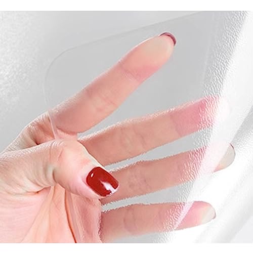 SRHIMEOS 1mm Dicke Transparente Mattierte PVC Tischdecke, wasserdichte und Fettfeste Abwaschbare Tischauflage, Rechteckige Tischunterlage für Zuhause oder Restaurant (50x80cm/20x31in) von SRHIMEOS