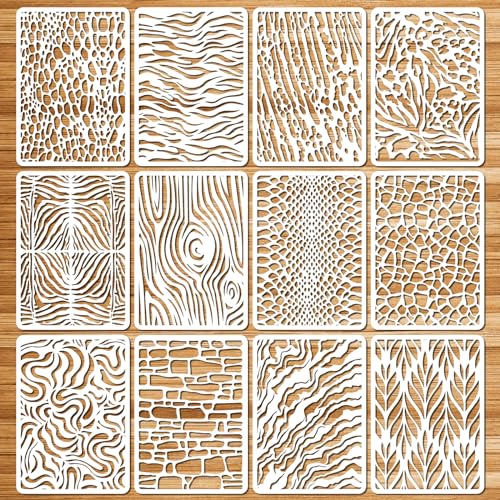 SRIZIAN 12 Stück Schablonen Set, Kunststoff Schablonen Vorlagen, Kunststoff Vorlagen fürHandwerk Wiederverwendbare Malschablone Schablonen für Möbel Wand Wohnkultur DIYScrapbooking SRIZIAN 12 Stück Schablonen Set, Kunststoff Schablonen Vorlagen, Kunststoff Vorlagen fürHandwerk Wiederverwendbare Malschablone Schablonen für Möbel Wand Wohnkultur DIYScrapbooking von SRIZIAN