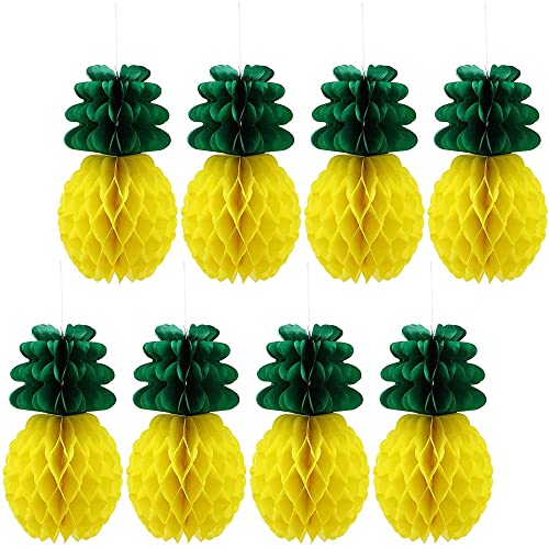 QIUMING 8 stücke Ananas Wabenball Papier Sommer Deko Flamingo Party Hawaii Tropische Früchte Papier Ananas Deko Tropische Sommer für Hochzeitsfeier Dekoration Papierlaternen Ananas Hängende QIUMING 8 stücke Ananas Wabenball Papier Sommer Deko Flamingo Party Hawaii Tropische Früchte Papier Ananas Deko Tropische Sommer für Hochzeitsfeier Dekoration Papierlaternen Ananas Hängende von QIUMING