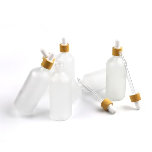 SRJQXH 6 Stück Pipettenflasche 100 ML, Apothekerflasche mit Tropfer, Liquid Flaschen mit Gefrosteter Textur Geeignet für Ätherische Öle Parfümöle und Flüssige Farbstoffe SRJQXH 6 Stück Pipettenflasche 100 ML, Apothekerflasche mit Tropfer, Liquid Flaschen mit Gefrosteter Textur Geeignet für Ätherische Öle Parfümöle und Flüssige Farbstoffe von SRJQXH