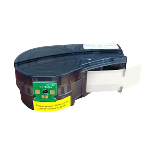 Etikettband Kompatibel mit M210 M211 Handheld-Drucker Austausch Kompatibel mit M21-750-427 Nylonklebeband 1 bis 10 Packs(1PC New M21-750-427) von SRxBKC