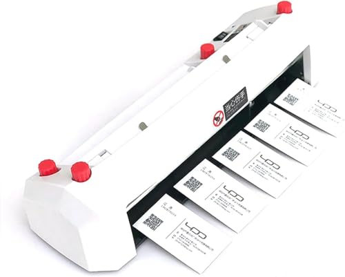 Elektrische Visitenkartenschneidemaschine, Visitenkartenschneidemaschine, automatische Bindemaschine, 300 g, for Geschäfts-/Einladungs-/Mitgliedskarten, Büropapierschneidemaschine Elektrische Visitenkartenschneidemaschine, Visitenkartenschneidemaschine, automatische Bindemaschine, 300 g, for Geschäfts-/Einladungs-/Mitgliedskarten, Büropapierschneidemaschine von SSDDLZEQ