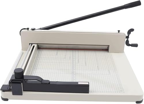 Hochleistungsschneider, Guillotine-Schneidemaschine, A4, Schnittstärke, geeignet for Karton, Karton, Stoff, Weich-PVC, Büro, Zuhause, Schule Hochleistungsschneider, Guillotine-Schneidemaschine, A4, Schnittstärke, geeignet for Karton, Karton, Stoff, Weich-PVC, Büro, Zuhause, Schule von SSDDLZEQ