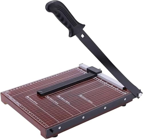 Kompakter Papierschneider, ergonomisch bedienbar, tragbarer Papierschneider, Papier-/Fotoschneidewerkzeug mit Griff, geeignet for Papier, Etiketten, Fotos und Karton von SSDDLZEQ