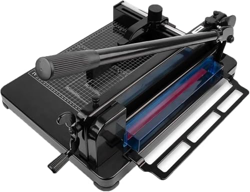Manueller A4-Schneideplotter, Hochleistungs-Guillotine-Schneideplotter mit automatischen Sicherheitsvorrichtungen und einstellbarem Positionierungslineal mit kalibrierten Rastern von SSDDLZEQ
