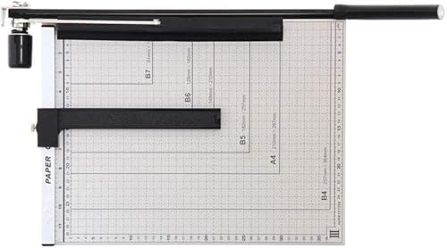 Manueller Fotoschneider, Guillotine-Schneider, Papierschneider, Fotoschneider, Stahlsockel, schneidet B4-Papier Manueller Fotoschneider, Guillotine-Schneider, Papierschneider, Fotoschneider, Stahlsockel, schneidet B4-Papier von SSDDLZEQ