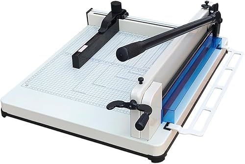 Manueller Papierschneider, 40 mm Schnittstärke, transparentes Gitter mit Schutzabdeckung und beweglichem Stopper for Kraftpapier, Coupons, Etiketten und Karten. Manueller Papierschneider, 40 mm Schnittstärke, transparentes Gitter mit Schutzabdeckung und beweglichem Stopper for Kraftpapier, Coupons, Etiketten und Karten. von SSDDLZEQ