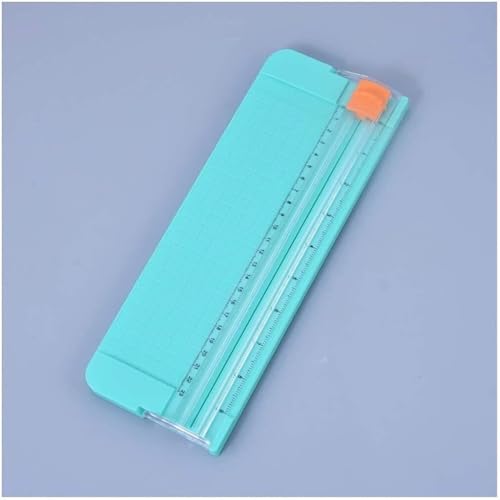 Papierschneider, Fotoschere, tragbar, klein, A4, manueller Papierschneider, for Zuhause, Rechnung, Etiketten, Papierschneider(Green) von SSDDLZEQ