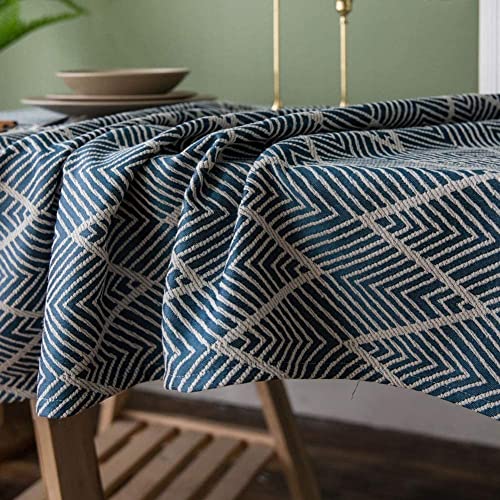 SSDDLZEQ Wischdecke Tischdecke Tischdecke Wischdecke Gartentischdecke Tischdecke Wischdecke Rechteckige Tischdecken(Blu,135X240) von SSDDLZEQ