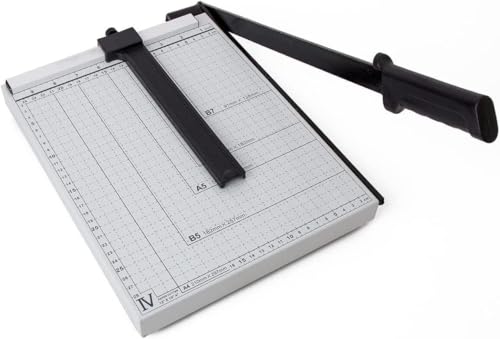 Tragbarer Papierschneider, A4-Papierschneider, Guillotine-Papierschneider mit Rasterlinien for den Einsatz im Büro/in der Schule/zu Hause Tragbarer Papierschneider, A4-Papierschneider, Guillotine-Papierschneider mit Rasterlinien for den Einsatz im Büro/in der Schule/zu Hause von SSDDLZEQ