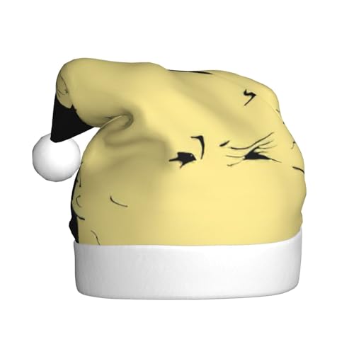 SSIMOO Animal Farm-Chicken Run Christmas Party Hüte Erwachsene Weihnachtsmützen, Urlaubsparty-Zubehör, beleuchten Sie die Party von SSIMOO